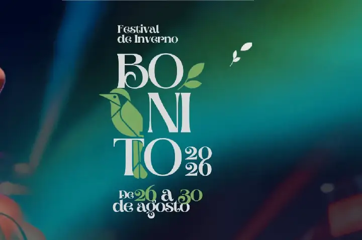 Festival de Inverno de Bonito começa nesta quarta-feira com shows e programação cultural