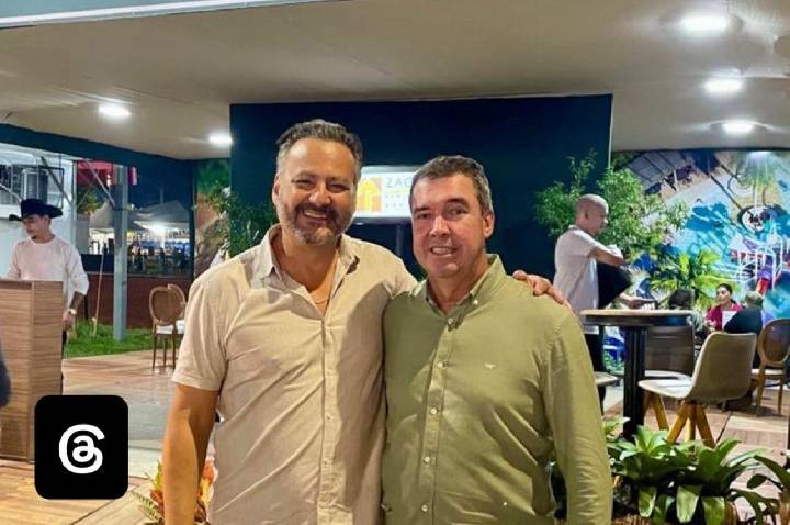 Governador Eduardo Riedel visita o estande do Zagaia na Expogrande