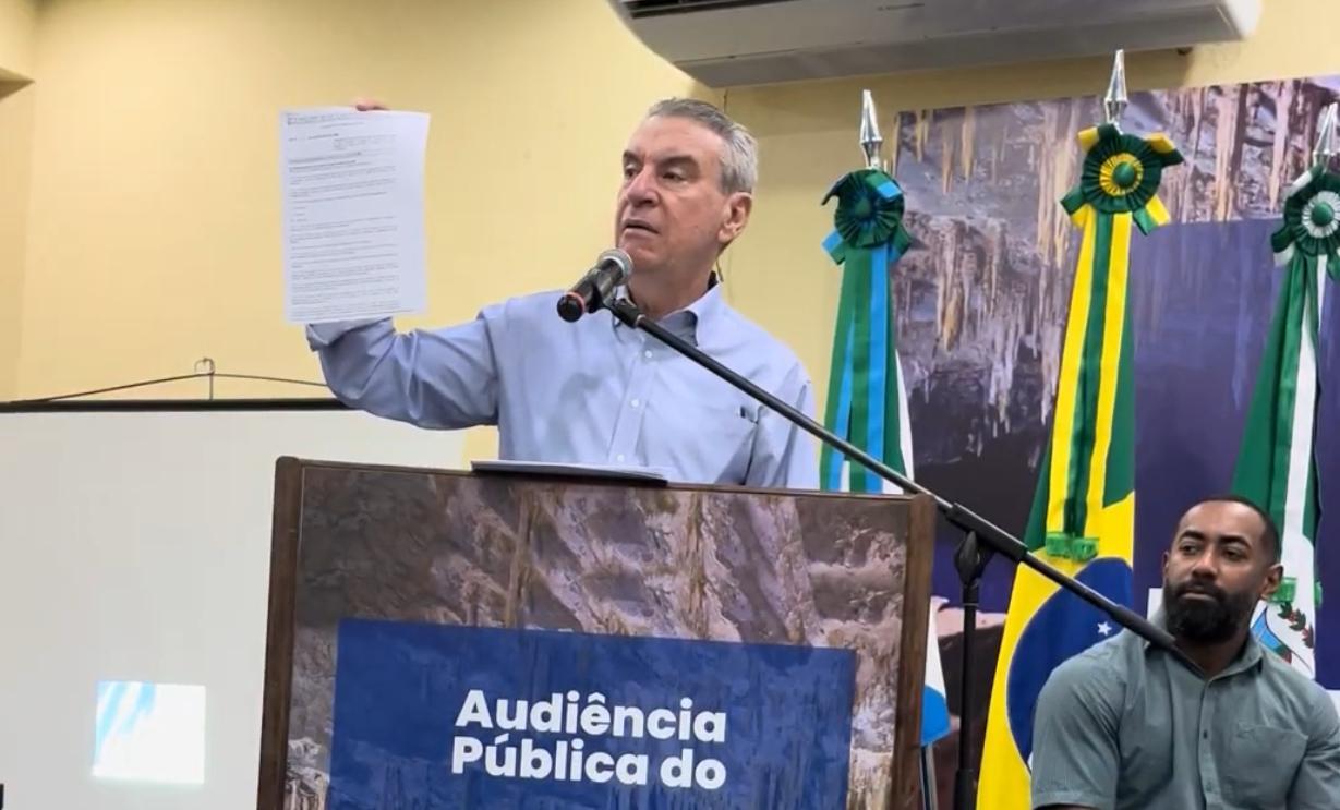 Em Bonito, Paulo Corrêa defende desenvolvimento sustentável e cobra aplicação da Lei das Águas Cristalina