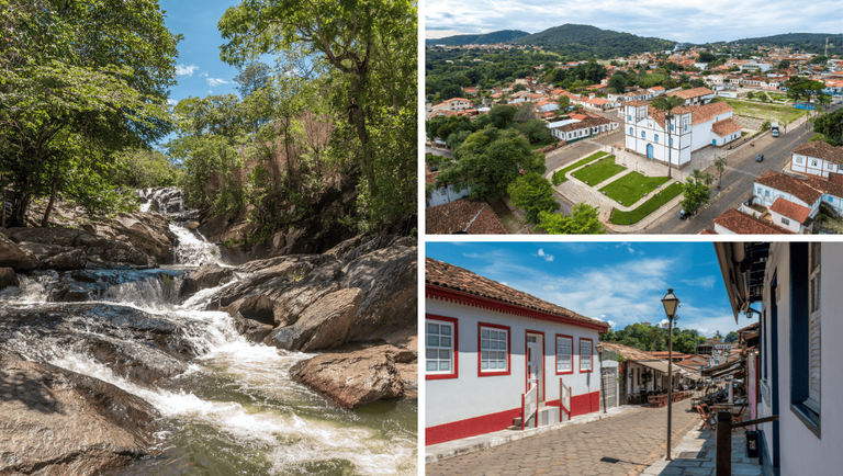 Cachoeiras cristalinas e casarões seculares no Cerrado goiano