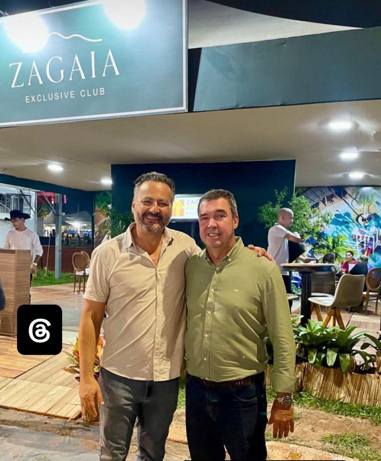 Governador Eduardo Riedel visita o estande do Zagaia na Expogrande