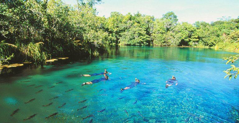 Bonito ganha reforço na proteção ambiental com obra de saneamento que protege o Rio Formoso