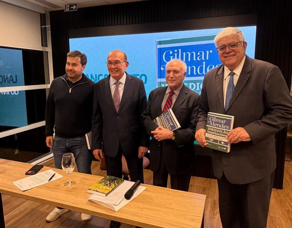 Gilmar Mendes lança edição comemorativa de 30 anos de obra sobre jurisdição constitucional